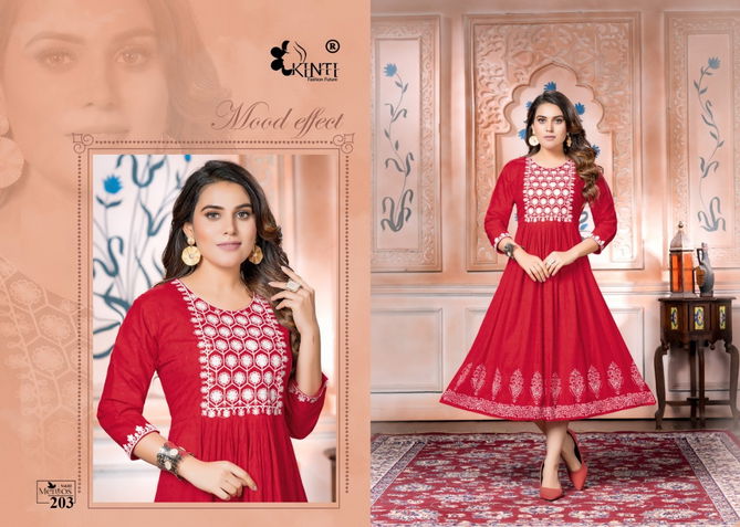 Mentos Vol 2 By Kinti Designer Anarkali Kurtis Catalog